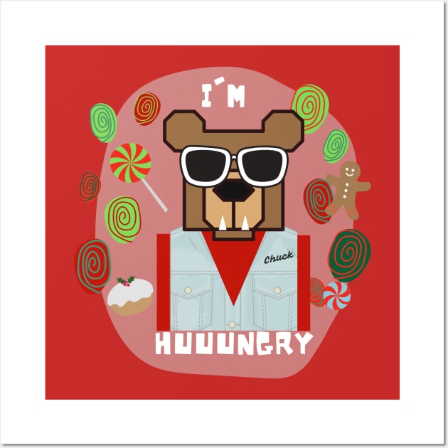 Chuck is Hungry Wall Art by MidMod